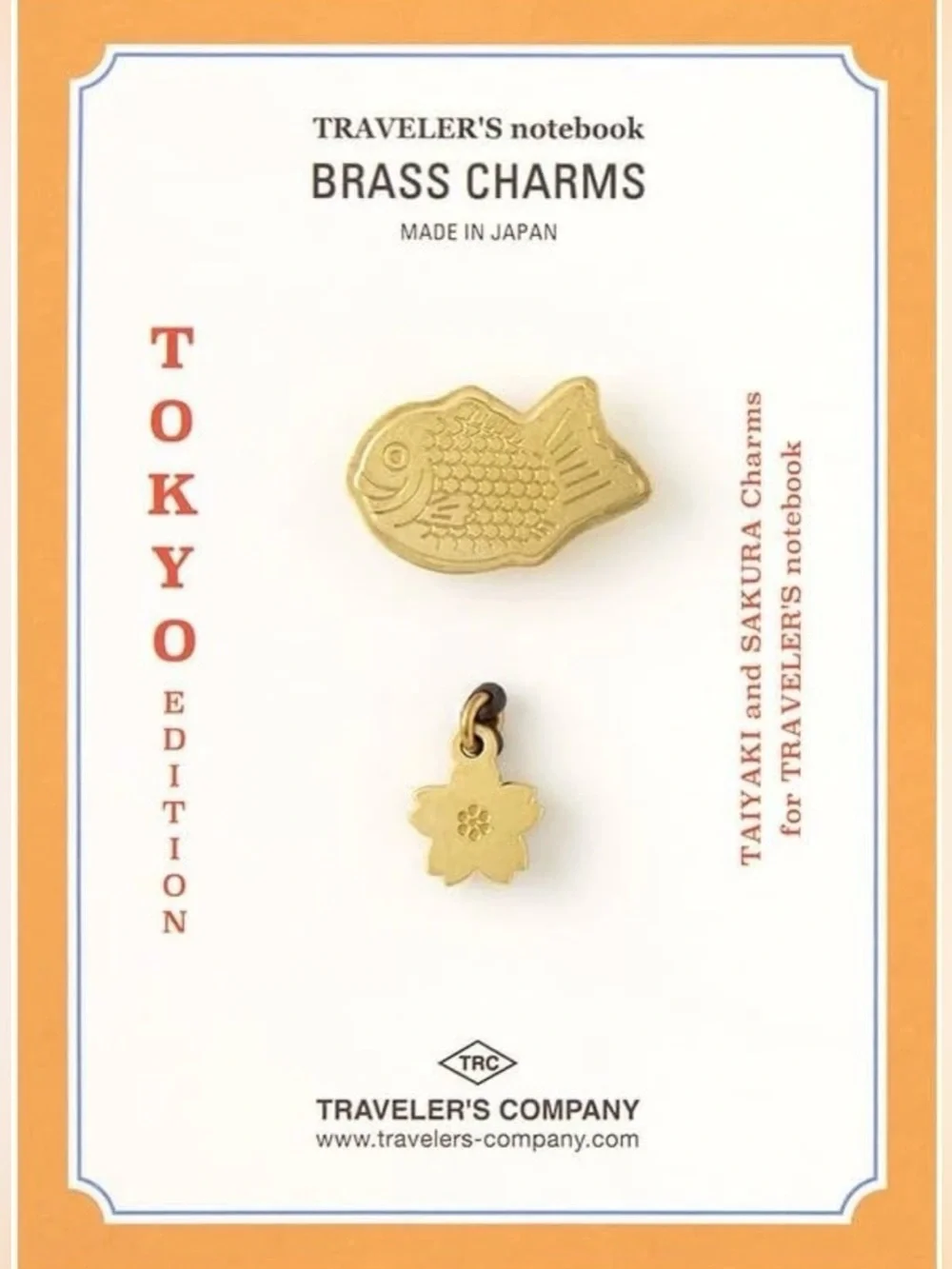 Tokyo Edition Brass Charms - Gold